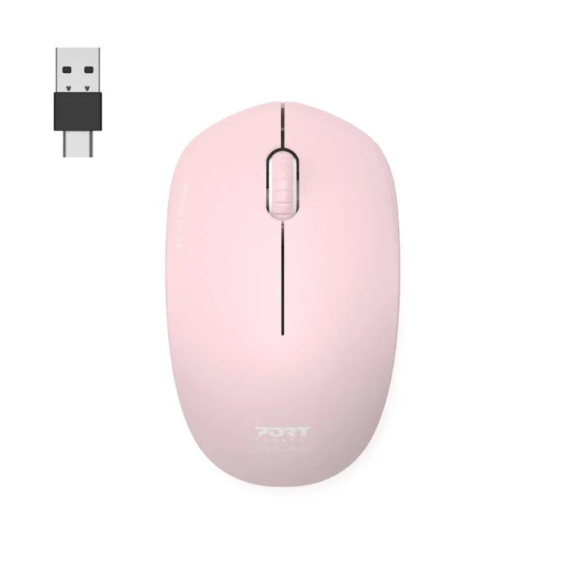 Port Connect MOUSE COLLECTION II WIRELESS Terracota